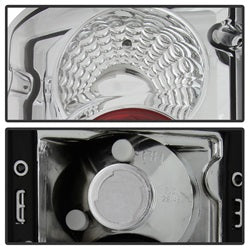 Spyder Auto 5002921 Euro Style Tail Lights; Uses Stock Bulbs; Pair; Chrome; - Truck Part Superstore