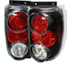 Spyder Auto 5002990 Euro Style Tail Lights; Uses Stock Bulbs; Pair; Black; - Truck Part Superstore