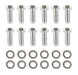 Mr Gasket 5002 Intake Bolt Kit; Hex Head; 3/8 in.-16 x 1 in.; w/Washers; 12 pc.; - Truck Part Superstore