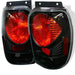 Spyder Auto 5003034 Euro Style Tail Lights; Uses Stock Bulbs; Pair; Black; - Truck Part Superstore