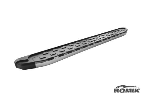 Romik 50031418 Chevrolet Silverado Extended Cab Running Boards Romik REC-TP Side Steps 1999-2018 Polished Romik - Truck Part Superstore