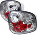 Spyder Auto 5003164 Euro Style Tail Lights; Uses Stock Bulbs; Pair; Chrome; - Truck Part Superstore