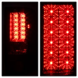 Spyder Auto 5003249 LED Tail Lights; Uses Stock Bulbs; Pair; Black; - Truck Part Superstore