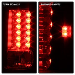 Spyder Auto 5003249 LED Tail Lights; Uses Stock Bulbs; Pair; Black; - Truck Part Superstore