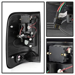 Spyder Auto 5003256 LED Tail Lights; Uses Stock Bulbs; Pair; Chrome; - Truck Part Superstore