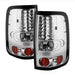 Spyder Auto 5003256 LED Tail Lights; Uses Stock Bulbs; Pair; Chrome; - Truck Part Superstore