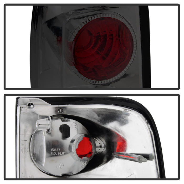 Spyder Auto 5003294 Euro Style Tail Lights; Uses Stock Bulbs; Pair; Smoke; - Truck Part Superstore