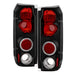 Spyder Auto 5003300 Euro Style Tail Lights; Uses Stock Bulbs; Pair; Black; - Truck Part Superstore
