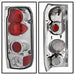 Spyder Auto 5003317 Euro Style Tail Lights; Uses Stock Bulbs; Pair; Chrome; - Truck Part Superstore
