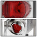 Spyder Auto 5003317 Euro Style Tail Lights; Uses Stock Bulbs; Pair; Chrome; - Truck Part Superstore