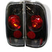 Spyder Auto 5003348 Euro Style Tail Lights; Uses Stock Bulbs; Pair; Black; - Truck Part Superstore