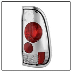 Spyder Auto 5003355 Euro Style Tail Lights; Uses Stock Bulbs; Pair; Chrome; - Truck Part Superstore