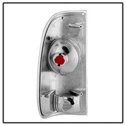 Spyder Auto 5003355 Euro Style Tail Lights; Uses Stock Bulbs; Pair; Chrome; - Truck Part Superstore