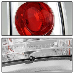 Spyder Auto 5003355 Euro Style Tail Lights; Uses Stock Bulbs; Pair; Chrome; - Truck Part Superstore