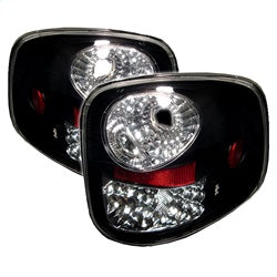 Spyder Auto 5003409 LED Tail Lights; Uses Stock Bulbs; Pair; Black; - Truck Part Superstore