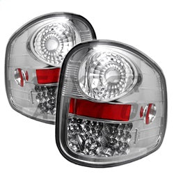 Spyder Auto 5003416 LED Tail Lights; Uses Stock Bulbs; Pair; Chrome; - Truck Part Superstore
