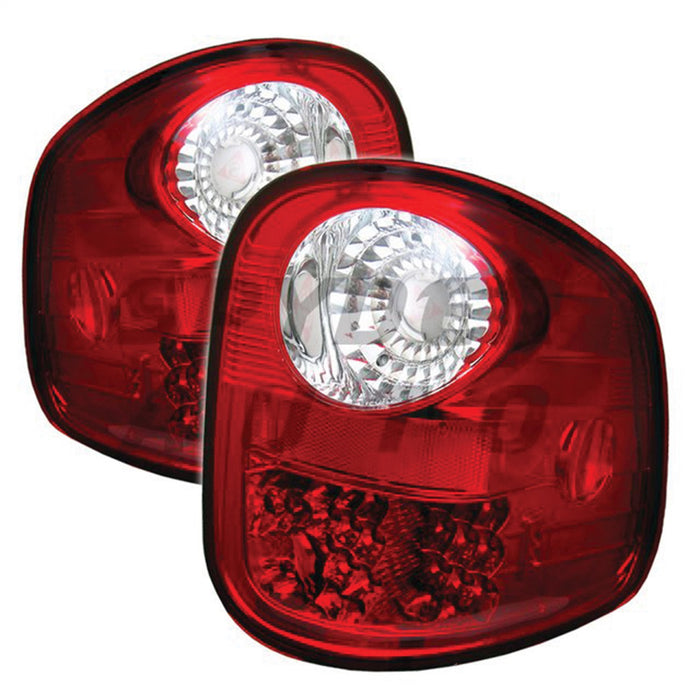 Spyder Auto 5003423 LED Tail Lights; Uses Stock Bulbs; Pair; Red/Clear; - Truck Part Superstore