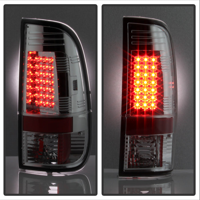 Spyder Auto 5003478 LED Tail Lights; Uses Stock Bulbs; Pair; Chrome; - Truck Part Superstore
