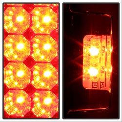Spyder Auto 5003485 LED Tail Lights; Uses Stock Bulbs; Pair; Red/Clear; - Truck Part Superstore