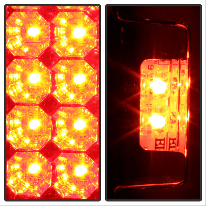 Spyder Auto 5003485 LED Tail Lights; Uses Stock Bulbs; Pair; Red/Clear; - Truck Part Superstore