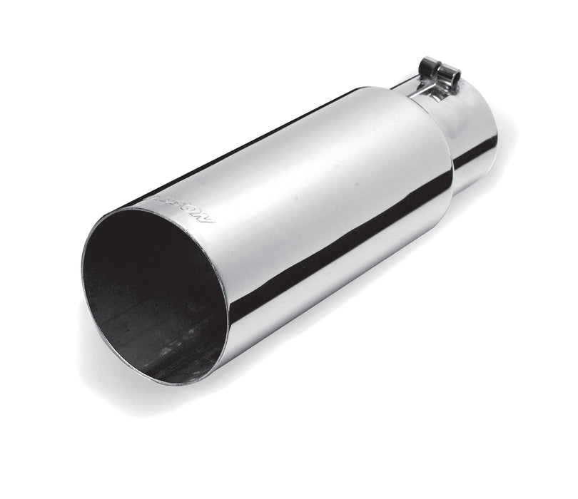 Gibson Performance Exhaust 500369 Stainless Single Wall Straight Exhaust Tip - Truck Part Superstore
