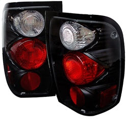 Spyder Auto 5003805 Euro Style Tail Lights; Uses Stock Bulbs; Pair; Black; - Truck Part Superstore