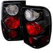 Spyder Auto 5003805 Euro Style Tail Lights; Uses Stock Bulbs; Pair; Black; - Truck Part Superstore