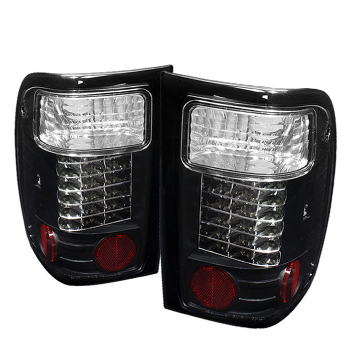 Spyder Auto 5003836 LED Tail Lights; Uses Stock Bulbs; Pair; Black; - Truck Part Superstore