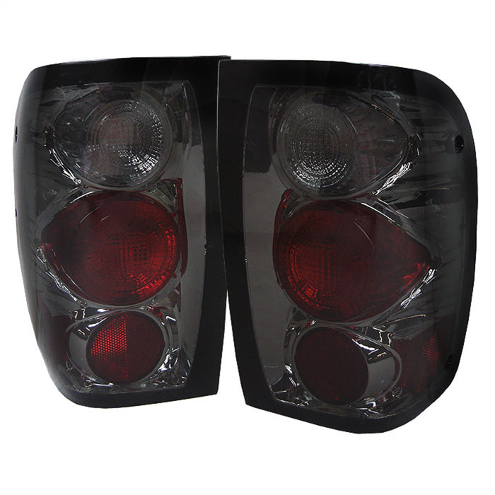Spyder Auto 5003881 Euro Style Tail Lights; Uses Stock Bulbs; Pair; Smoke; - Truck Part Superstore