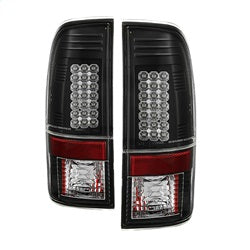 Spyder Auto 5003898 LED Tail Lights; Uses Stock Bulbs; Pair; Black; - Truck Part Superstore