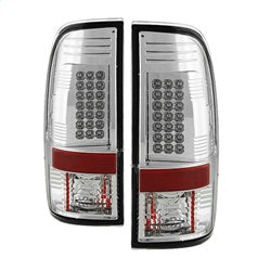 Spyder Auto 5003904 LED Tail Lights; Uses Stock Bulbs; Pair; Chrome; - Truck Part Superstore