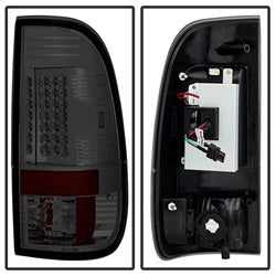 Spyder Auto 5003935 LED Tail Lights; Uses Stock Bulbs; Pair; Smoke; - Truck Part Superstore