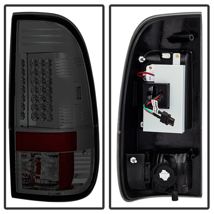 Spyder Auto 5003935 LED Tail Lights; Uses Stock Bulbs; Pair; Smoke; - Truck Part Superstore