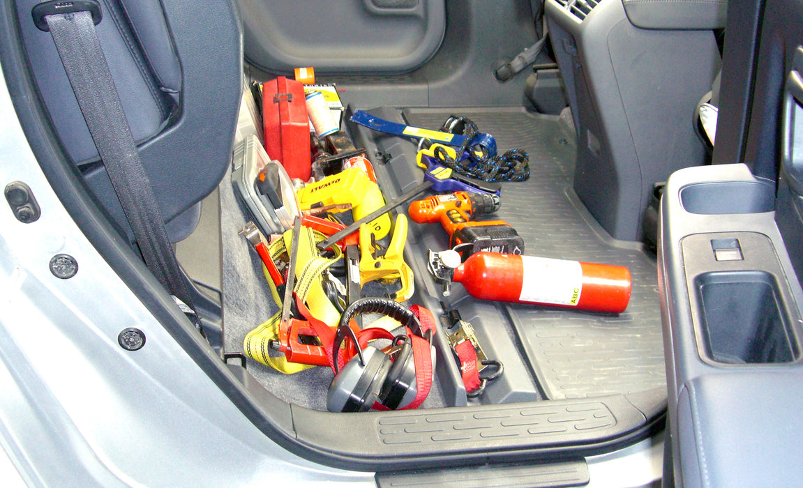 DU-HA 50074 DU-HA® Interior Storage/Gun Case; Incl. Gun Rack/Organizer; Black; - Truck Part Superstore