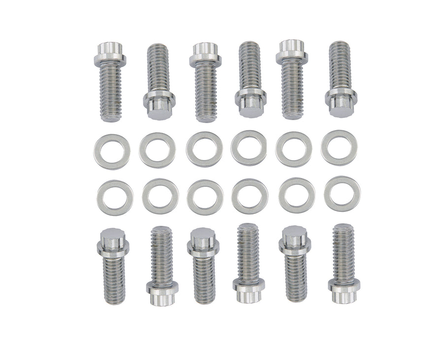 Mr Gasket 5003 Intake Bolt Kit; 12 Point Head; 3/8 in.-16 x 1 in.; w/Washers; 12 pc.; - Truck Part Superstore