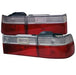 Spyder Auto 5004062 Euro Style Tail Lights; Uses Stock Bulbs; Pair; Red/Clear; - Truck Part Superstore