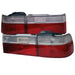 Spyder Auto 5004062 Euro Style Tail Lights; Uses Stock Bulbs; Pair; Red/Clear; - Truck Part Superstore