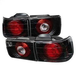Spyder Auto 5004093 Euro Style Tail Lights; Uses Stock Bulbs; Pair; Black; - Truck Part Superstore