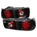 Spyder Auto 5004093 Euro Style Tail Lights; Uses Stock Bulbs; Pair; Black; - Truck Part Superstore
