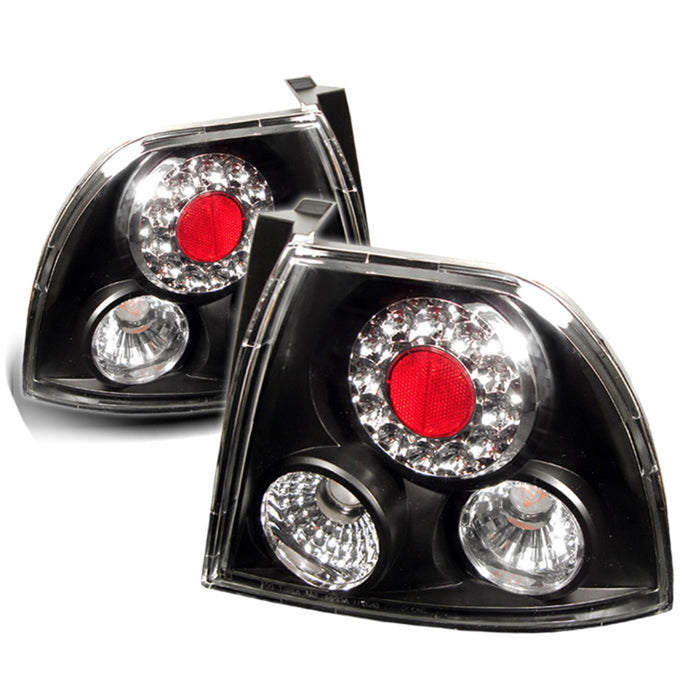 Spyder Auto 5004178 LED Tail Lights; Uses Stock Bulbs; Pair; Black; - Truck Part Superstore