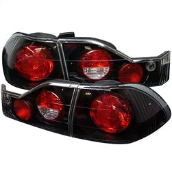 Spyder Auto 5004321 Euro Style Tail Lights; Uses Stock Bulbs; Pair; Black; - Truck Part Superstore