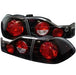 Spyder Auto 5004321 Euro Style Tail Lights; Uses Stock Bulbs; Pair; Black; - Truck Part Superstore