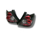 Spyder Auto 5004437 Euro Style Tail Lights; Uses Stock Bulbs; Pair; Black; - Truck Part Superstore