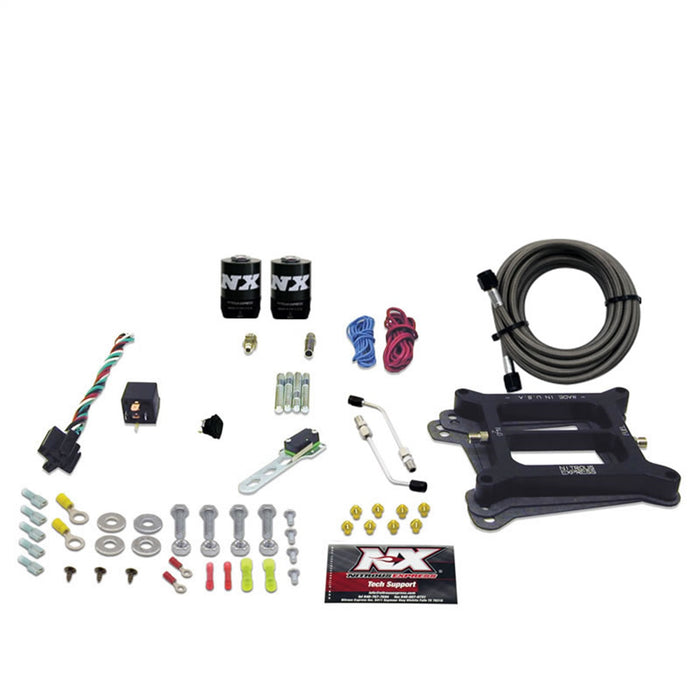 Nitrous Express 50045-00 4150 4-BBL/ALCOHOL (100-200-300-400-500HP) LESS BOTTLE - Truck Part Superstore