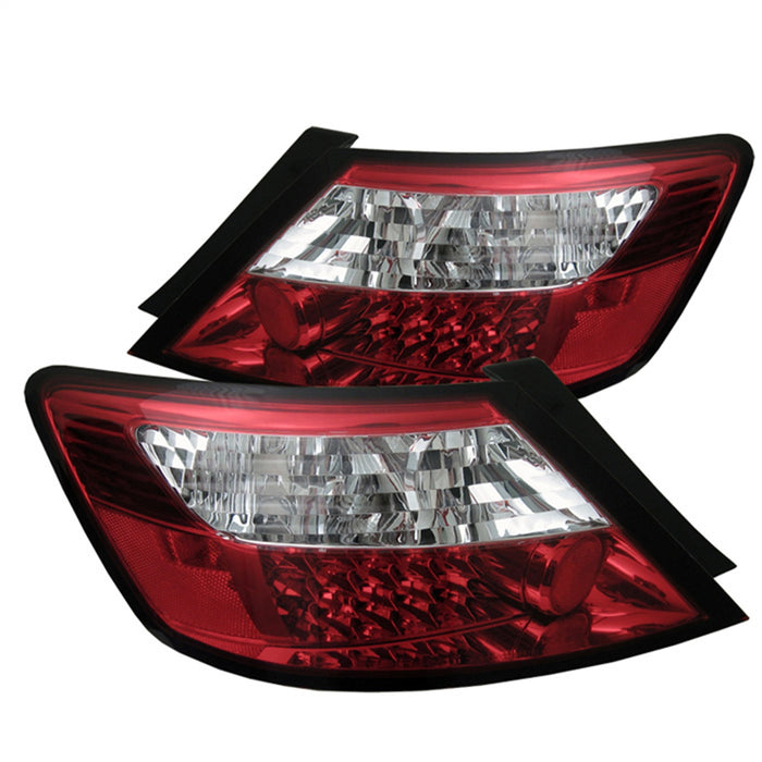 Spyder Auto 5004512 LED Tail Lights; Uses Stock Bulbs; Pair; Red/Clear; - Truck Part Superstore