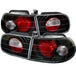 Spyder Auto 5004680 Euro Style Tail Lights; Uses Stock Bulbs; Pair; Black; - Truck Part Superstore