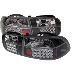 Spyder Auto 5004727 LED Tail Lights; Uses Stock Bulbs; Pair; Black; - Truck Part Superstore