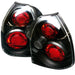 Spyder Auto 5004895 Euro Style Tail Lights; Uses Stock Bulbs; Pair; Black; - Truck Part Superstore