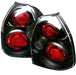 Spyder Auto 5004895 Euro Style Tail Lights; Uses Stock Bulbs; Pair; Black; - Truck Part Superstore