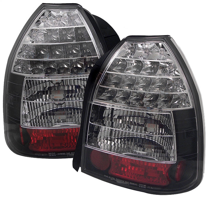 Spyder Auto 5004925 LED Tail Lights; Uses Stock Bulbs; Pair; Black; - Truck Part Superstore